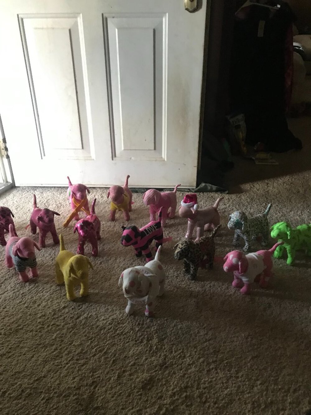 Victoria Secret collectible dogs - Total of 15